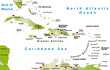 Internetkarte der Bahamas und Antillen
