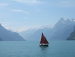Yacht on Lake Lucerne