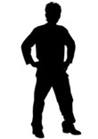 male silhouette