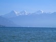 segelboote vor schneebergen